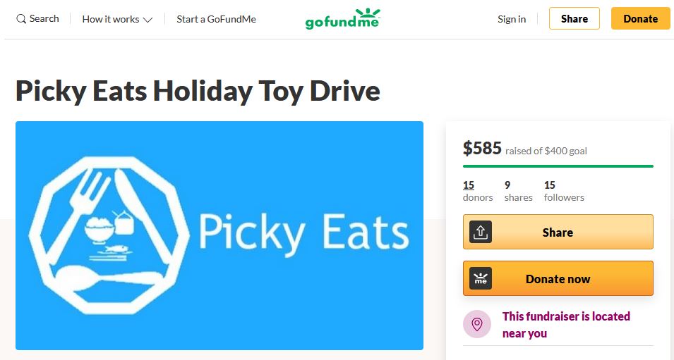 GoFundMe Toy Drive – Part 2