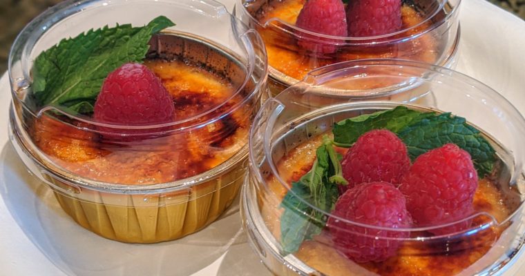 RASPBERRY CREME BRULEE